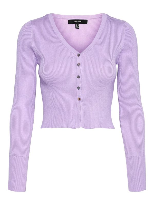 VERO MODA VERO MODA Плетена жилетка 'Willow'  пастелнолилаво