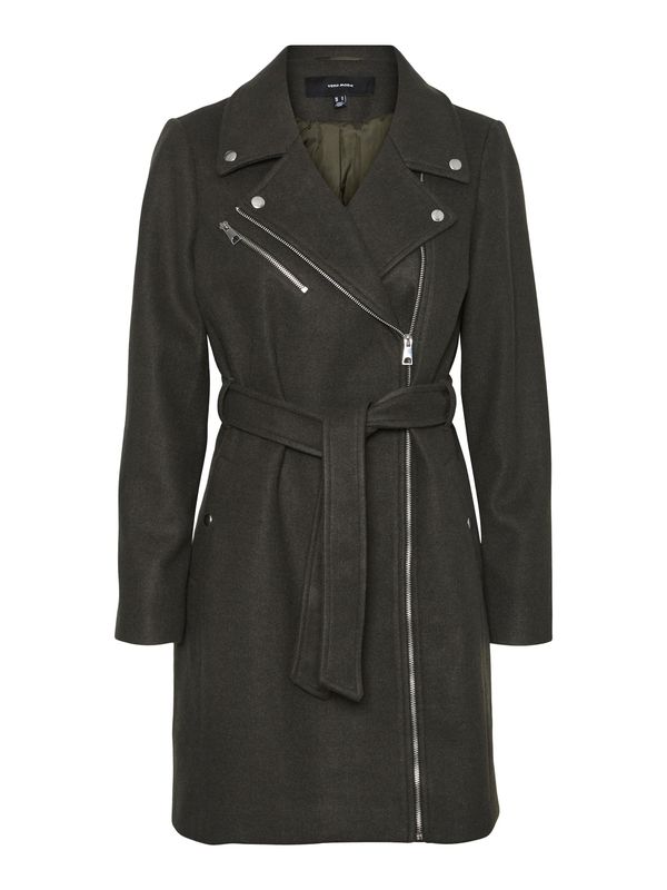 VERO MODA VERO MODA Преходно палто 'Pop'  тъмнозелено