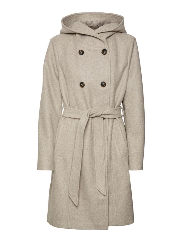 VERO MODA VERO MODA Преходно палто 'Vincefiona'  тъмнобежово