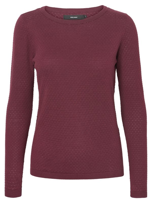 VERO MODA VERO MODA Пуловер 'CARE'  червено-виолетово