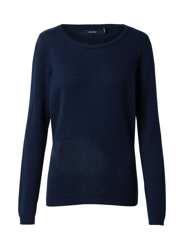 VERO MODA VERO MODA Пуловер 'Care'  нощно синьо