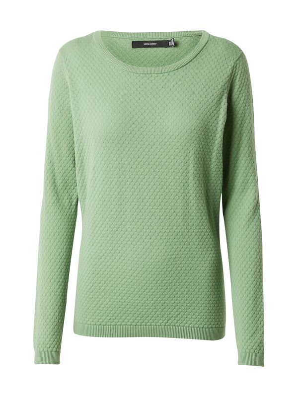 VERO MODA VERO MODA Пуловер 'Care'  светлозелено