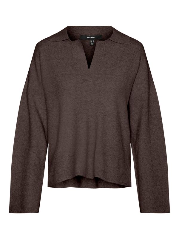 VERO MODA VERO MODA Пуловер 'DOFFY'  кафяво