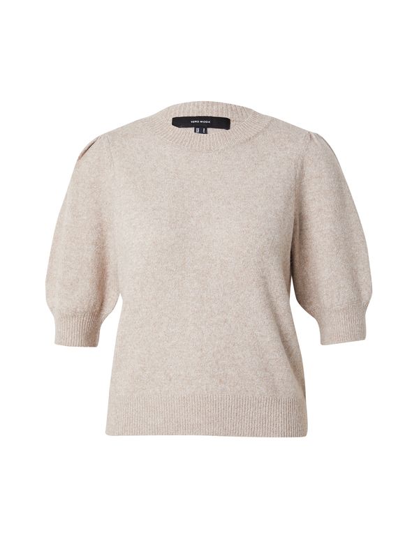 VERO MODA VERO MODA Пуловер 'DOFFY'  тъмнобежово