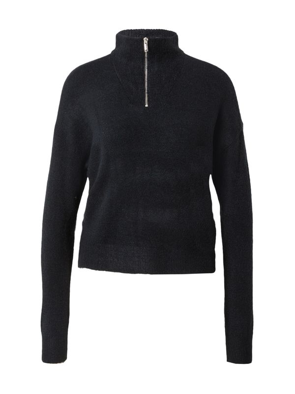 VERO MODA VERO MODA Пуловер 'ELLYLEFILE'  черно