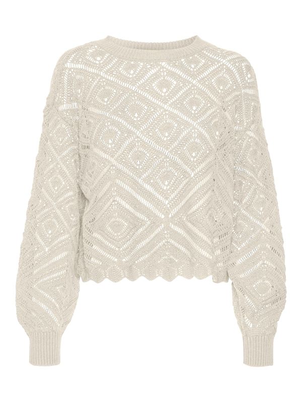 VERO MODA VERO MODA Пуловер 'Grape'  светлобежово