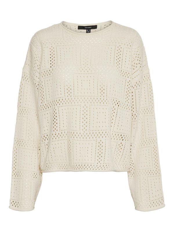 VERO MODA VERO MODA Пуловер 'ODA'  светлобежово