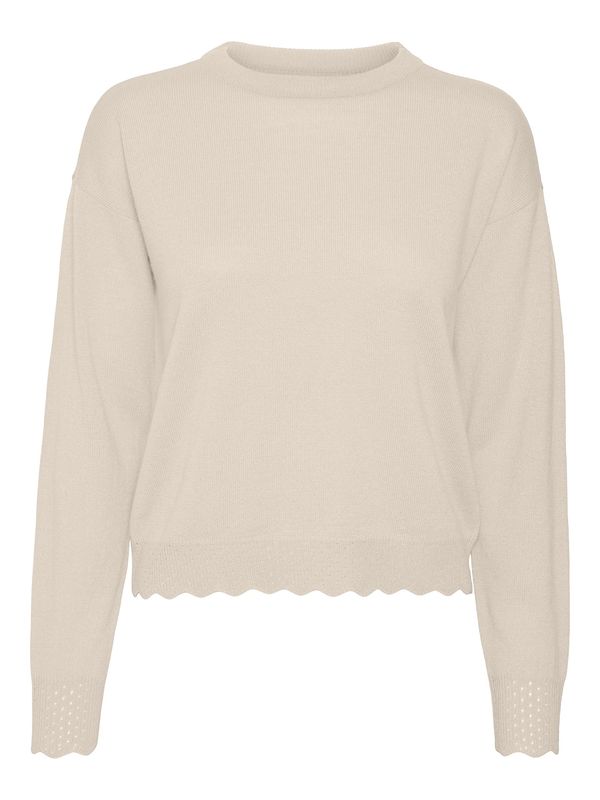 VERO MODA VERO MODA Пуловер 'PEONY'  бежово