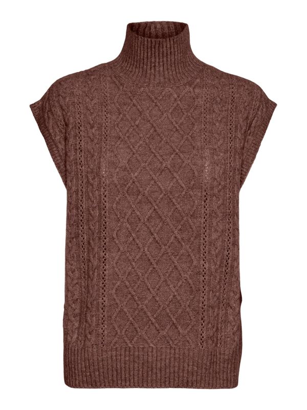 VERO MODA VERO MODA Пуловер 'VIGGA'  кафяво