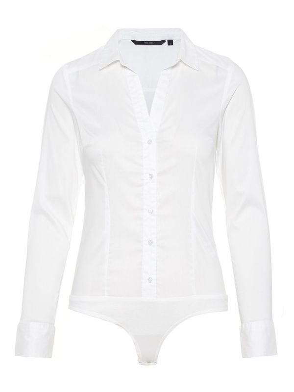 VERO MODA VERO MODA Риза боди 'LADY'  естествено бяло