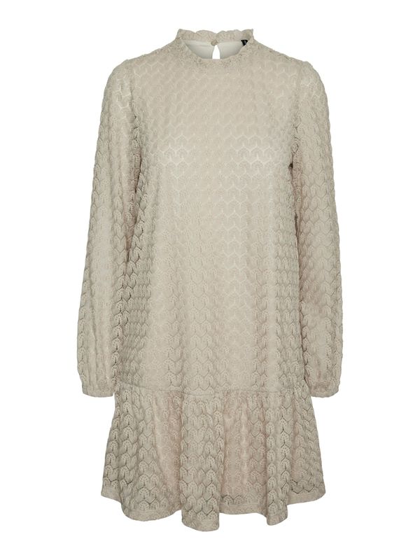 VERO MODA VERO MODA Рокля 'BECCA'  сиво-бежово