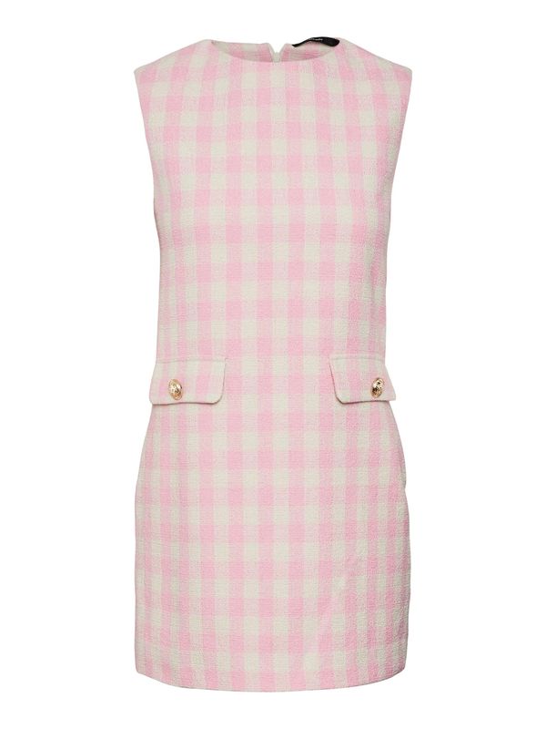 VERO MODA VERO MODA Рокля 'Breeabbi'  светлорозово / бяло