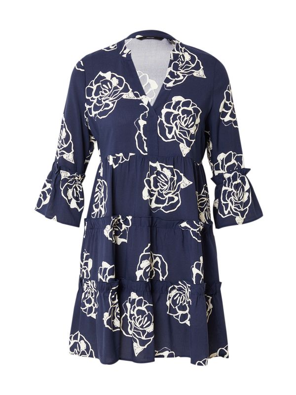 VERO MODA VERO MODA Рокля 'EASY JOY'  нейви синьо / бяло
