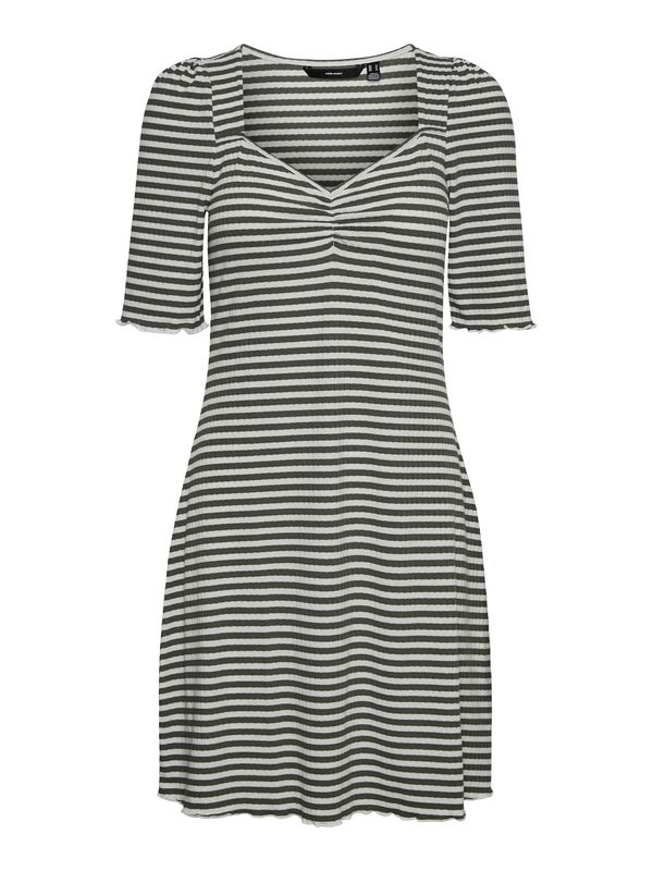 VERO MODA VERO MODA Рокля 'Gabi'  каки / бяло