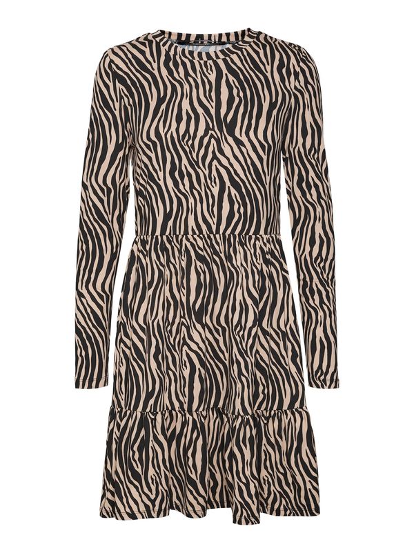 VERO MODA VERO MODA Рокля 'INA'  светлокафяво / черно