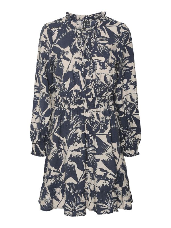 VERO MODA VERO MODA Рокля 'Josie'  бежово / нейви синьо