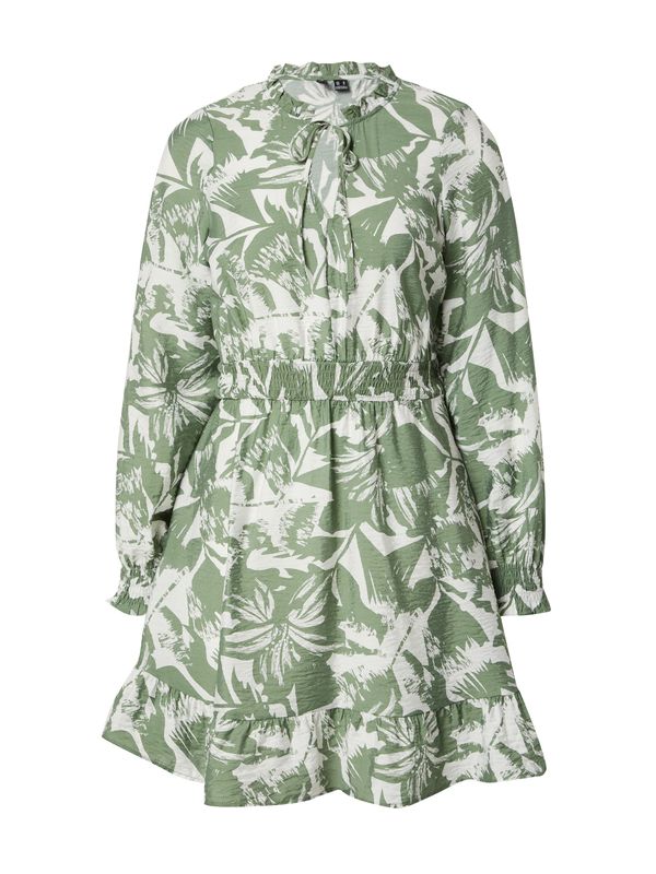 VERO MODA VERO MODA Рокля 'JOSIE'  зелено / бяло