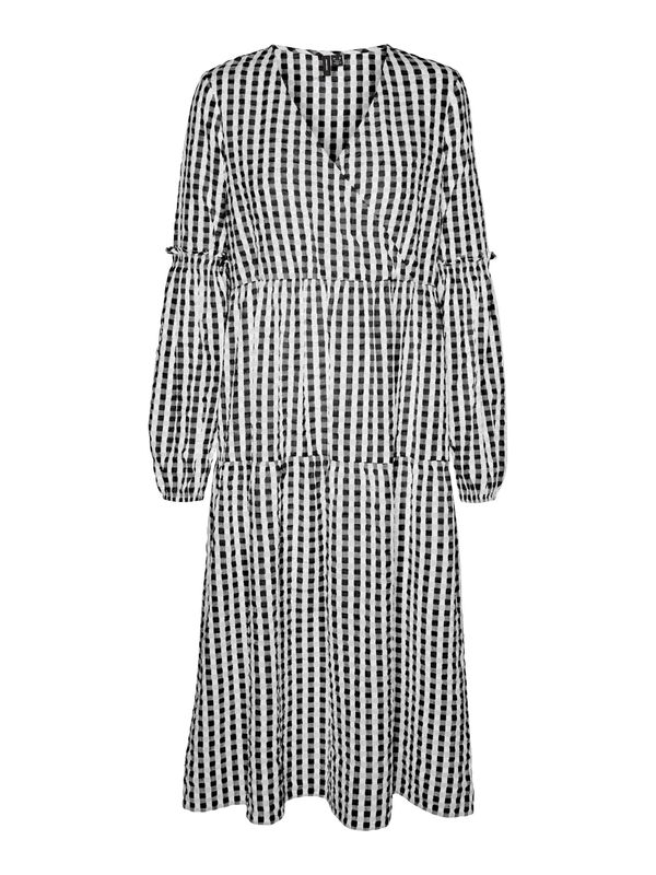VERO MODA VERO MODA Рокля 'Karen'  черно / бяло