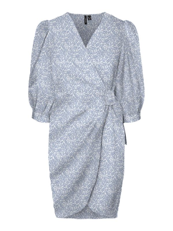 VERO MODA VERO MODA Рокля 'Lis'  синьо / бяло