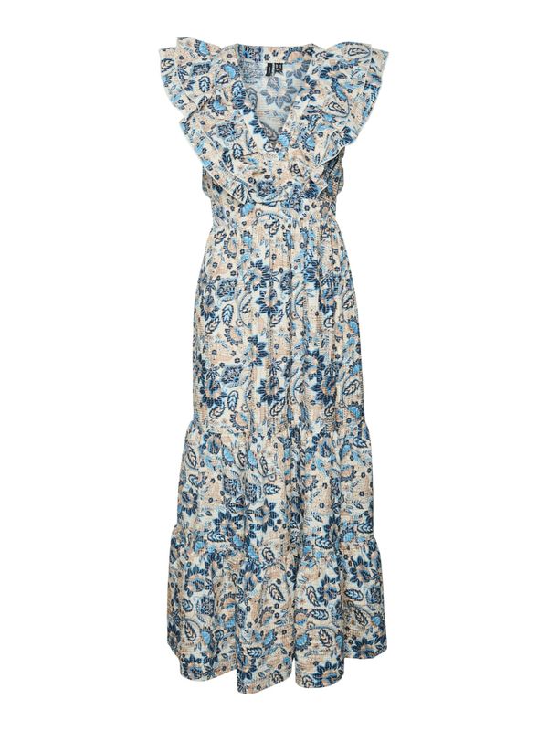 VERO MODA VERO MODA Рокля 'Matilda'  светлобежово / нейви синьо / светлосиньо / бяло