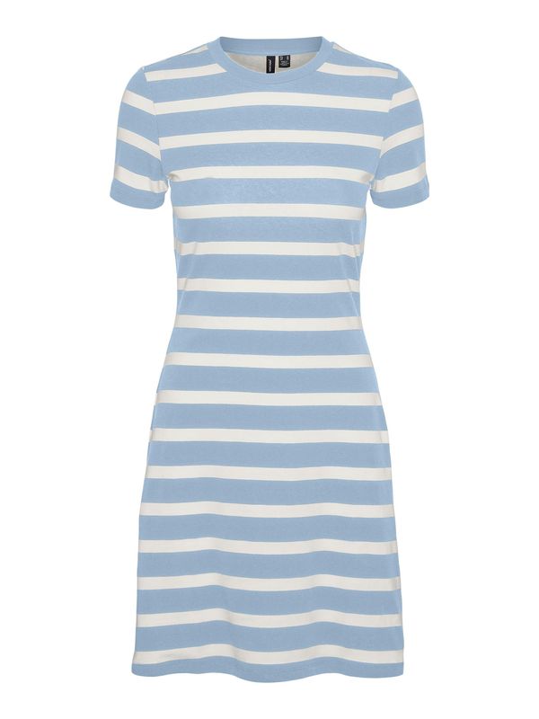 VERO MODA VERO MODA Рокля  светлосиньо / бяло