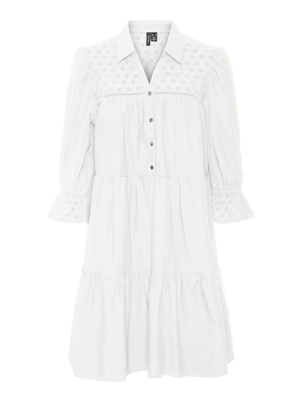 VERO MODA VERO MODA Рокля тип риза 'Amina'  бяло