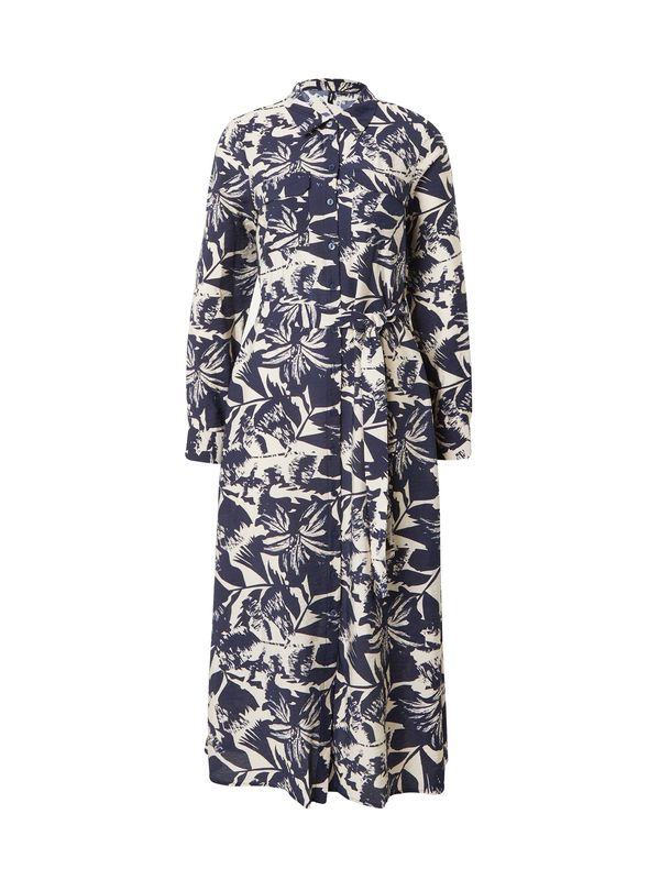 VERO MODA VERO MODA Рокля тип риза 'JOSIE'  бежово / нейви синьо