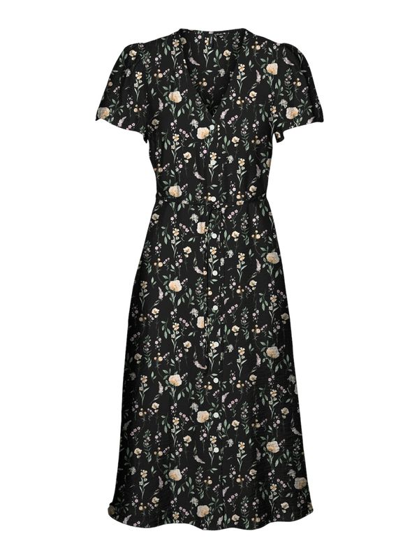 VERO MODA VERO MODA Рокля тип риза 'Josie'  светлозелено / оранжево / черно / бяло