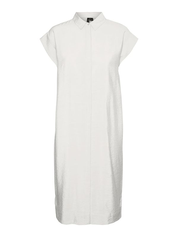 VERO MODA VERO MODA Рокля тип риза 'LOUISE'  бяло