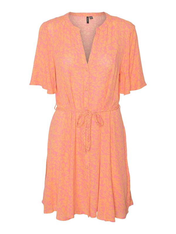 VERO MODA VERO MODA Рокля тип риза 'MENNY'  кайсия / светлорозово