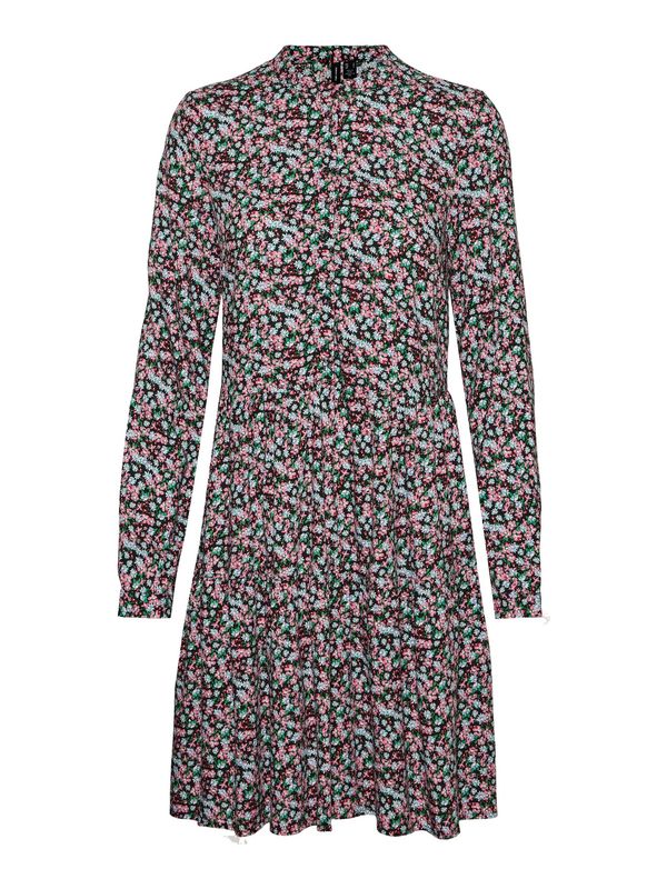 VERO MODA VERO MODA Рокля тип риза 'Simone'  пъстро / черно