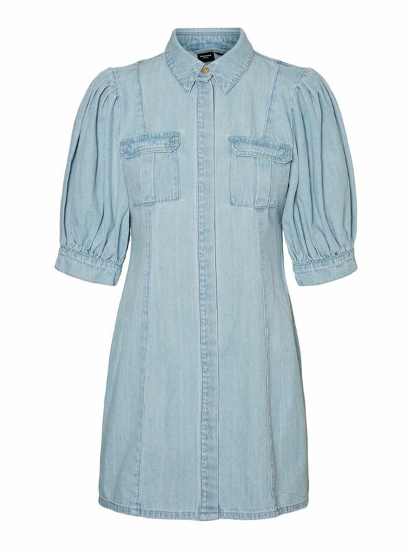 VERO MODA VERO MODA Рокля тип риза  синьо