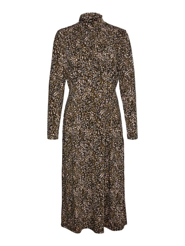 VERO MODA VERO MODA Рокля тип риза 'Vicky'  бежово / каки / черно