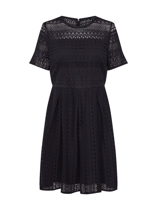 VERO MODA VERO MODA Рокля 'VMHONEY LACE PLEATED S/S DRESS EXP'  черно