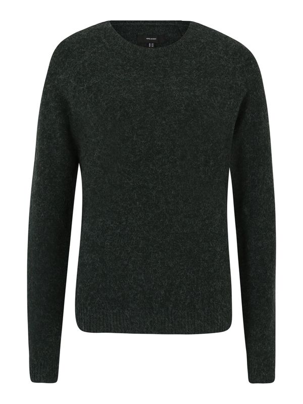 Vero Moda Tall Vero Moda Tall Пуловер 'Doffy'  елхово зелено / бяло