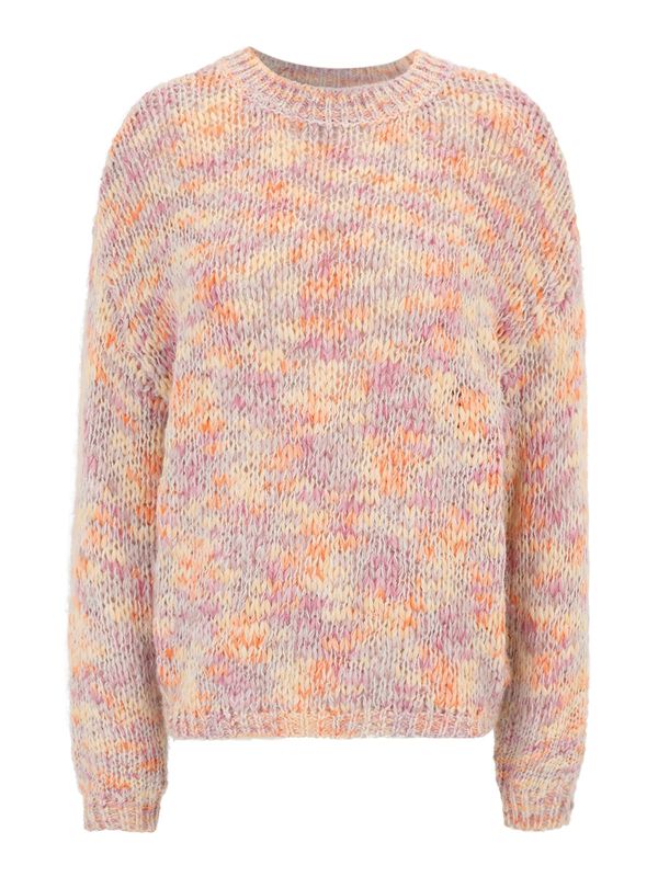 Vero Moda Tall Vero Moda Tall Пуловер 'RASPBERRY'  бежово / пастелно жълто / оранжево / светлорозово