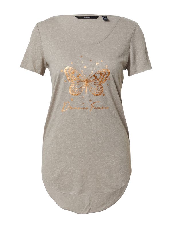 VERO MODA VERO MODA Тениска 'LUA'  бронз / светлосиво