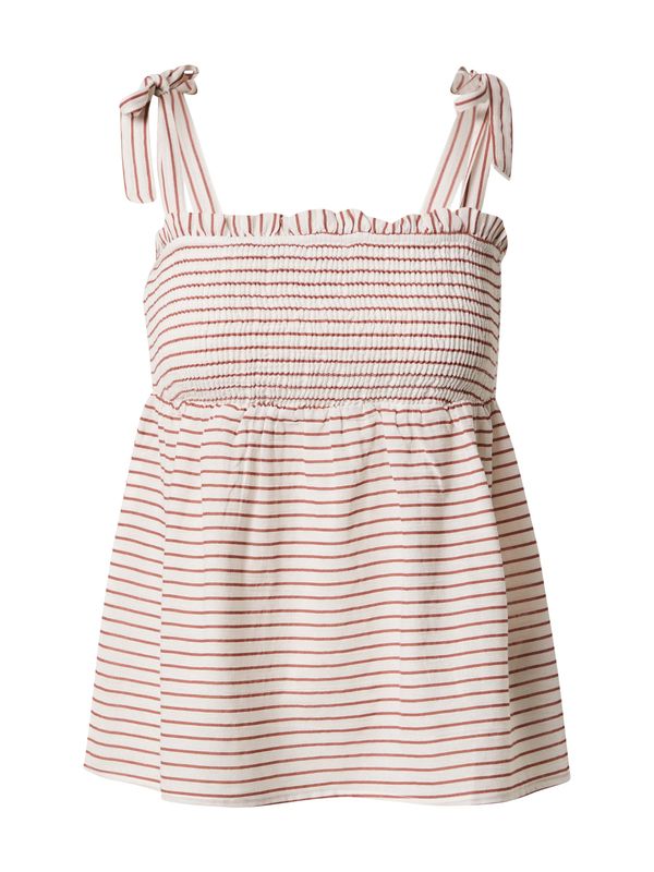 VERO MODA VERO MODA Топ 'Heli'  питая / бяло