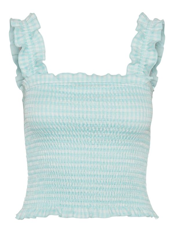 VERO MODA VERO MODA Топ 'Kida'  нефритено зелено / естествено бяло