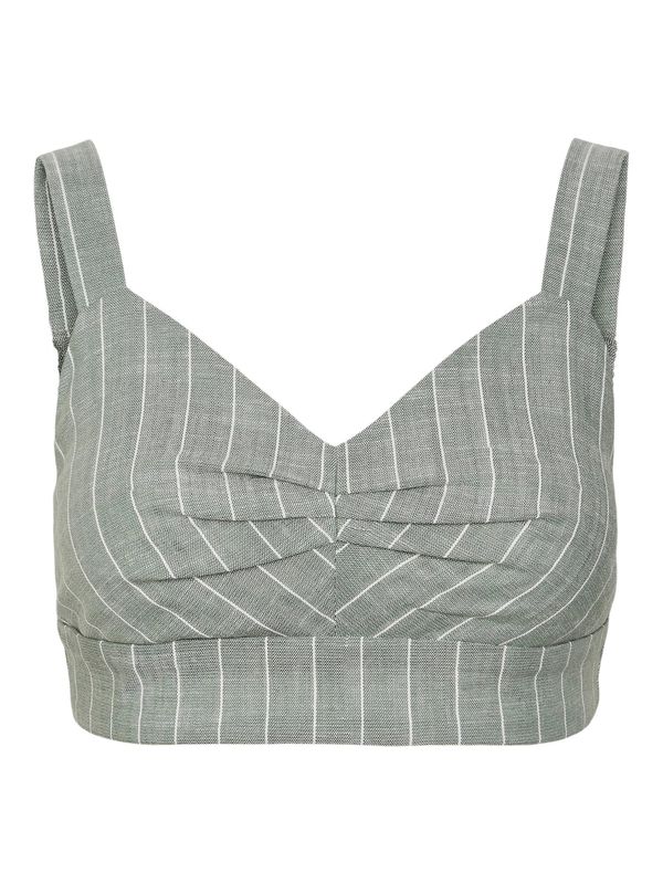 VERO MODA VERO MODA Топ 'Serena'  каки / бяло