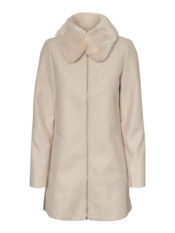 VERO MODA VERO MODA Зимно палто 'MOLLY'  светлосиво