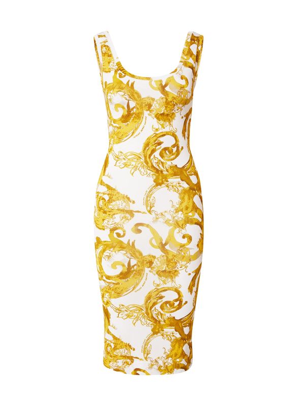 Versace Jeans Couture Versace Jeans Couture Лятна рокля  жълто / бяло