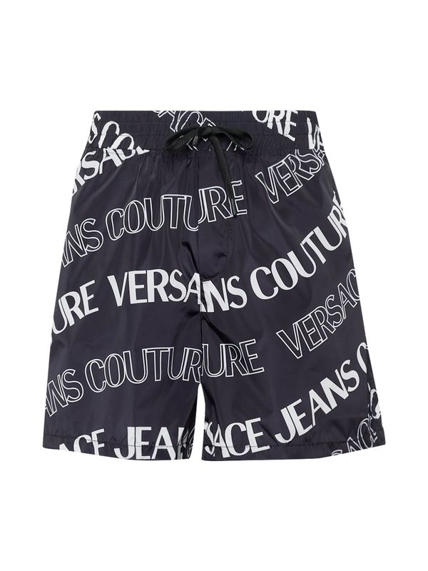 Versace Jeans Couture Versace Jeans Couture Панталон  черно / бяло