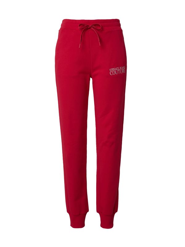 Versace Jeans Couture Versace Jeans Couture Панталон  сиво / огнено червено