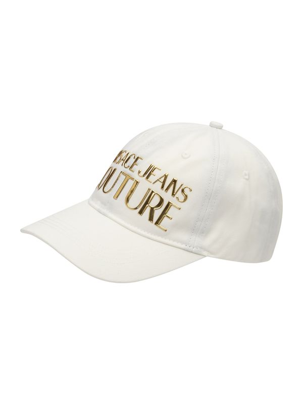 Versace Jeans Couture Versace Jeans Couture Шапка с козирка  злато / бяло