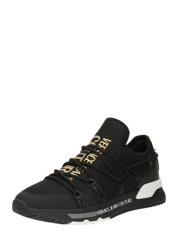 Versace Jeans Couture Versace Jeans Couture Спортни обувки Slip On 'DYNAMIC'  златистожълто / черно