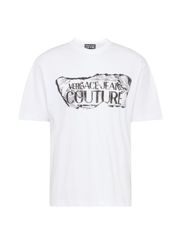 Versace Jeans Couture Versace Jeans Couture Тениска '76UP601'  сиво / черно / бяло