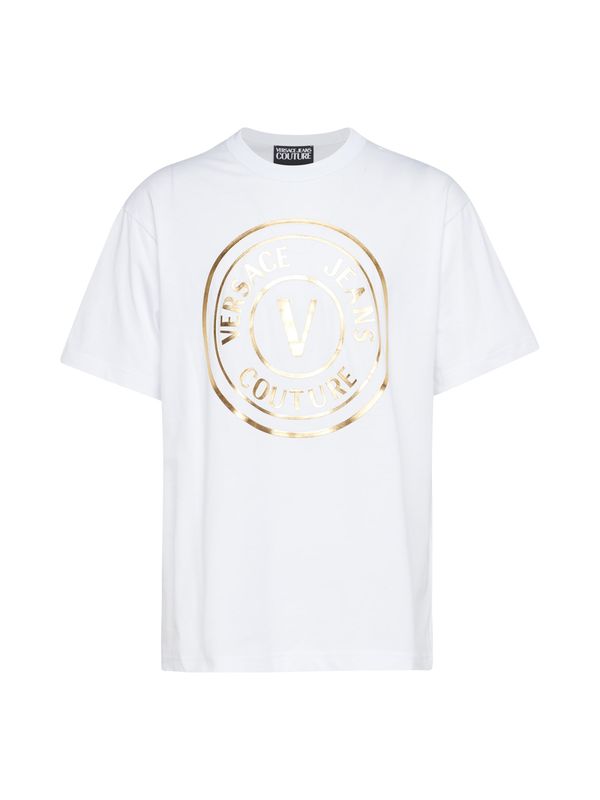 Versace Jeans Couture Versace Jeans Couture Тениска '76UP601'  злато / бяло