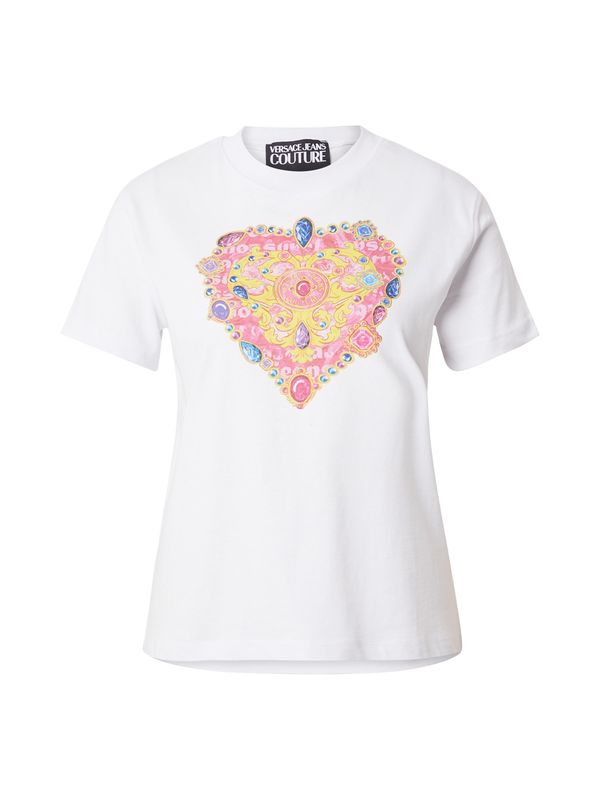 Versace Jeans Couture Versace Jeans Couture Тениска  бежово / тъмножълто / червено / бяло
