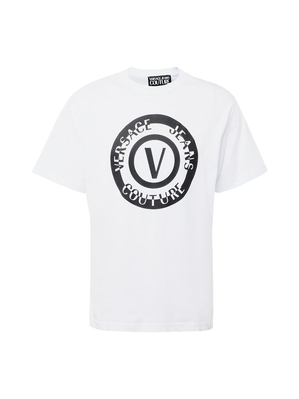 Versace Jeans Couture Versace Jeans Couture Тениска  черно / бяло